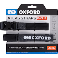 Oxford Atlas B-Clip Tension Straps - Asphalt