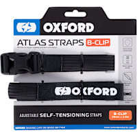 Oxford Atlas B-Clip Tension Straps - Black