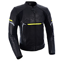 ARMR Raiden 3.0 Leather Jacket - Black / Yellow