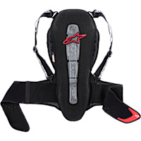 Alpinestars Nucleon KR-2 Back Protector - Black / Red