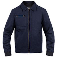 John Doe Escape Wool Textile Jacket - Dark Blue