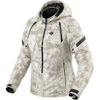 Rev'it Ladies Flare 3 H2O Textile Jacket - Camo Grey / White