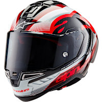 Alpinestars Supertech R10 - Team Gloss Black Carbon / Red / White