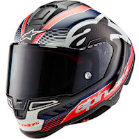 Alpinestars Supertech R10 - Team Black Carbon / Red Fluo / Matt Blue