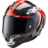 Alpinestars Supertech R10 - Element Black Carbon / Bright Red / Gloss White