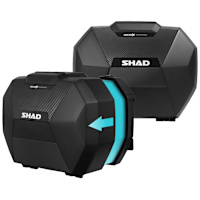 Shad SH38X Expandable Panniers - Carbon Finish 