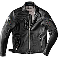 Spidi Clubber Leather Jacket - Black