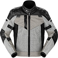 Spidi Vent Pro Leather Jacket - Black / Grey / Ice