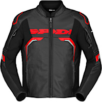 Spidi Evorider 3 Leather Jacket - Black / Red
