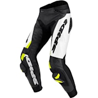Spidi RR Pro Warrior Leather Trousers - Black / Fluo Yellow