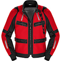 Spidi Enduro Pro Textile Jacket - Black / Red