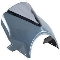 Pyramid Fly Screen Pearl Cadet Grey - Honda ST125 Dax (23-)