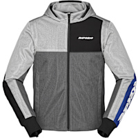 Spidi Hoodie Net Textile Jacket - Grey / Black / Blue