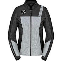Spidi Ladies Corsa Net WindOut Textile Jacket - Black / Grey