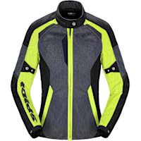 Spidi Ladies Tek Net Textile Jacket - Black / Grey / Fluo Yellow