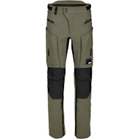 Spidi Frontier Water-Repellent Textile Trousers - Black / Military Green