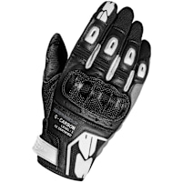 Spidi Ladies G-Carbon Gloves - Black / White 