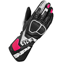 Spidi Ladies STS-R3 Gloves - Black / White / Fuchsia