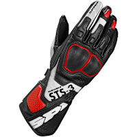 Spidi Ladies STS-R3 Gloves - Black / White / Red