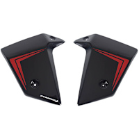 Pyramid Radiator Cheeks Graphite Black - Honda CB750 Hornet (22-)