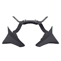 Pyramid Frontal Wing Matt Black - Honda CB750 Hornet (23>)