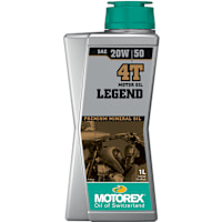 Motorex Legend 4T Premium Mineral Oil API SJ 20W-50 - 1 Litre