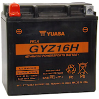 Yuasa Motorcycle Battery GYZ16H 
