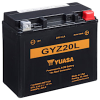 Yuasa Motorcycle Battery GYZ20L