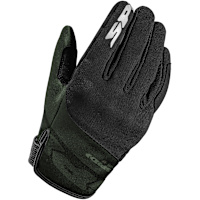 Spidi Flash KP Gloves - Black / White / Dark Green