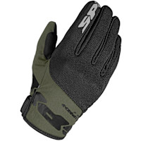 Spidi Flash KP Gloves - Black / Military Green