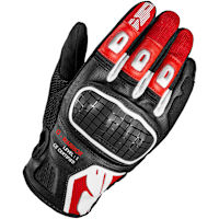 Spidi G-Warrior CE Gloves - Black / Red
