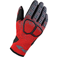 Spidi Cross Knit Textile Gloves - Black / Red