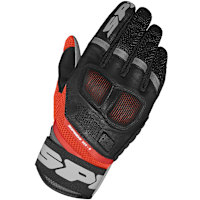 Spidi Neo-R Leather Gloves - Black / Grey / Red