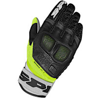 Spidi Neo-R Leather Gloves - Black / Grey / Fluo Yellow