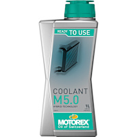 Motorex Coolant M5.0 Hybrid HOAT Ready to Use Turquoise - 1 Litre