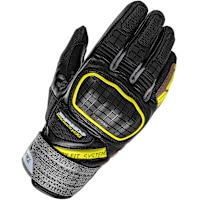 Spidi X-Force CE Gloves - Black / Fluo Yellow