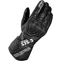Spidi STS-R3 Leather Gloves - Black