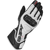 Spidi STR-6 Leather Gloves - Black / White