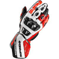 Spidi Carbo Track Evo CE Gloves - Red / Black