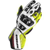 Spidi Carbo Track Evo CE Gloves - Black / Fluo Yellow