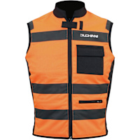 Duchinni Kids Flare Textile Gilet - Neon / Orange