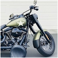 Pyramid Extenda Fenda Matt Black - Harley Davidson Softail Slim (13>23)