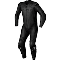 RST S1 CE One Piece Leather Suit - Black / Black