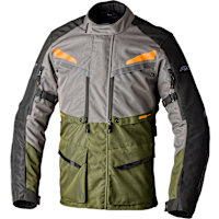 RST Maverick Evo CE Textile Jacket - Khaki / Grey / Orange