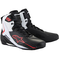 Alpinestars Faster-4 Shoes - Black / White / Red