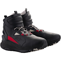 Alpinestars Speedstreet Shoes - Black / Ecru / Bright Red