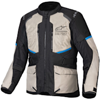Alpinestars Andes Air Drystar Textile Jacket - Black / Laurel Grey / Bright Blue