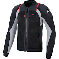 Alpinestars Troop-Air Pro Textile Jacket - Black / Ash Grey / Bright Red