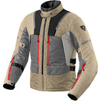 Rev'it Offtrack 2 H2O Textile Jacket - Sand / Grey