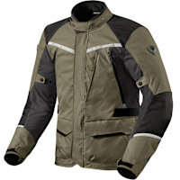 Rev'it Voltiac 3 H2O Textile Jacket - Green / Anthracite